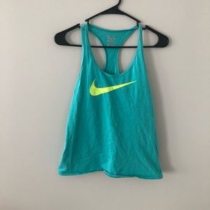 Blue Nike tank top